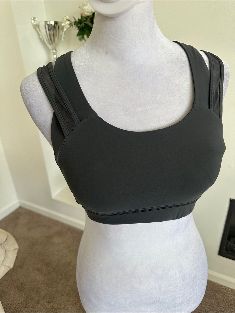 lululemon athletica Double-Strap Crop Sports Bra